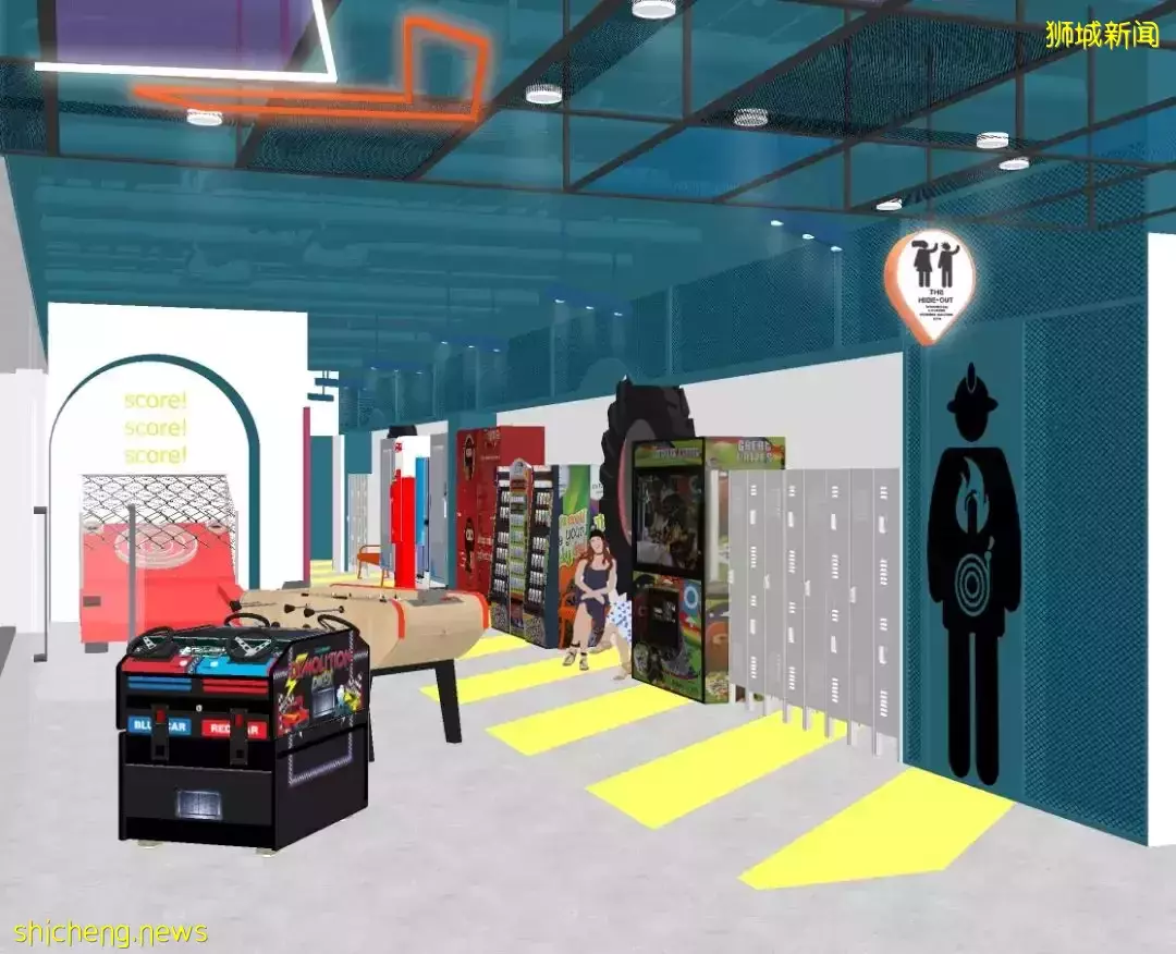 新加坡老商場改造,用工業霓虹升級視覺地標