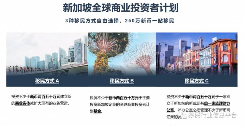 新加坡優勢及移民方式