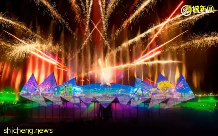新加坡最美海滩灯光秀“时光之翼”回来啦