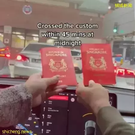 狮城情侣开Tesla电动车旅游 启动自动驾驶功能赴槟城 