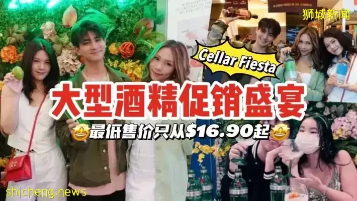 打折力度超出你的想像！新加坡首个大型酒精促销盛宴 CELLAR FIESTA 🍻全场优惠高达 50%😎 最低售价只从$16.90起
