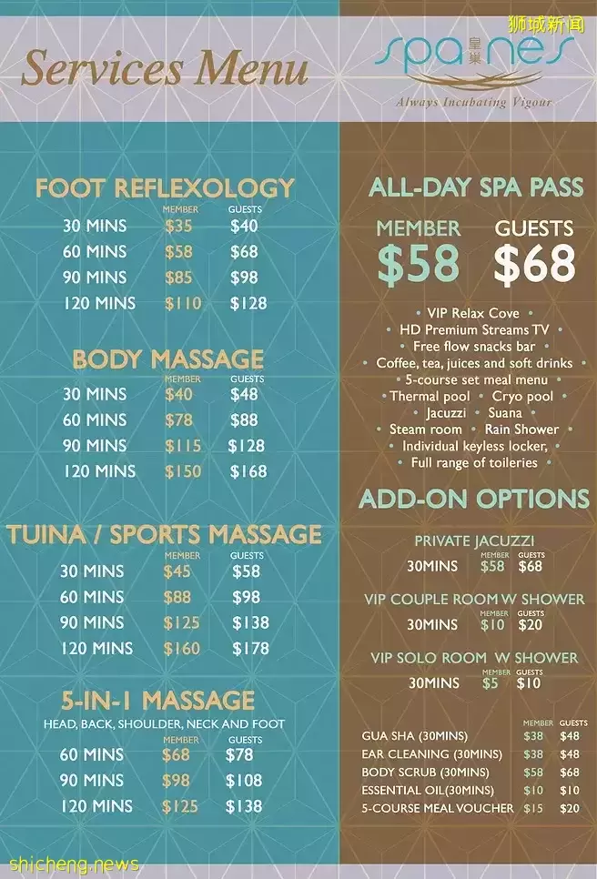 只需$68可在Spa Nes畅享13种设施服务!Jacuzzi+桑拿+温泉池等,快快来体验~🧖♀