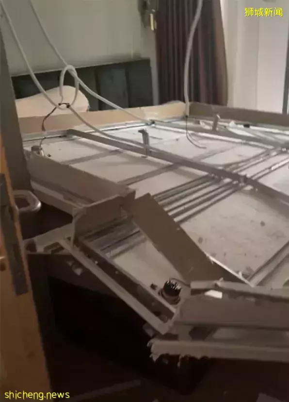 吓人!100公斤天花板突然砸下来!新加坡承包商赔1600新和解