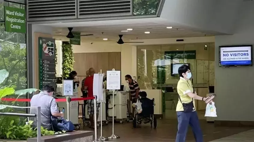 注意，新加坡医院和住院护理设施开始再次禁止访客，将会持续四周
