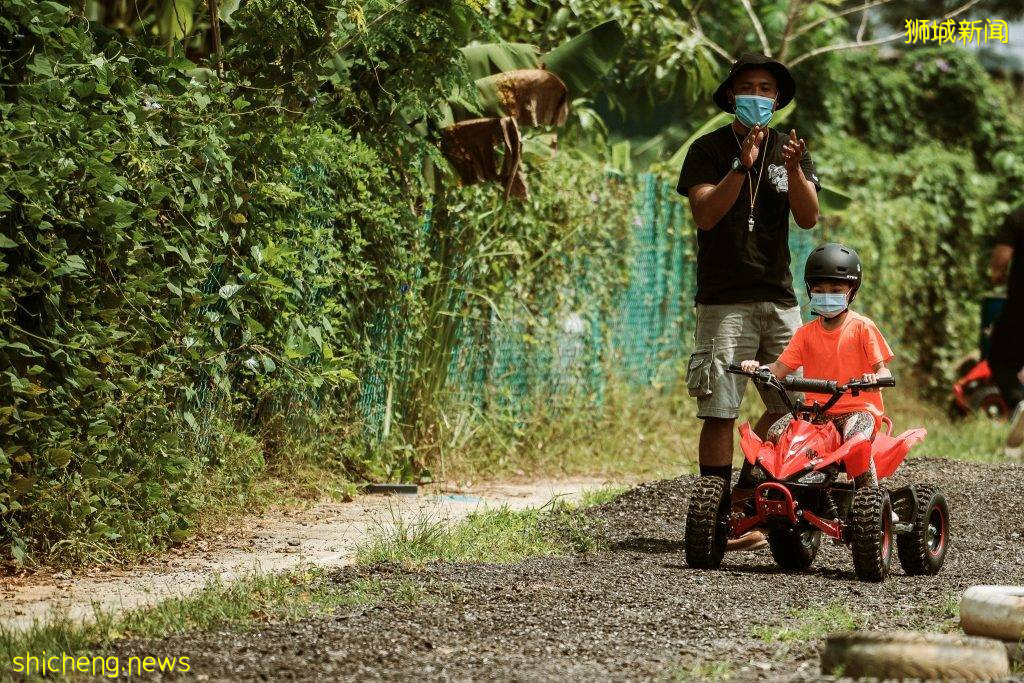 新加坡首家戶外越野摩托基地🏍️ 小朋友體驗價只需S$15🤩 即將推出成人體驗場 .