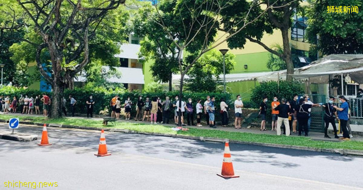 ◤新国CCB◢ 狮城检测中心大排长龙 老翁苦等逾4小时