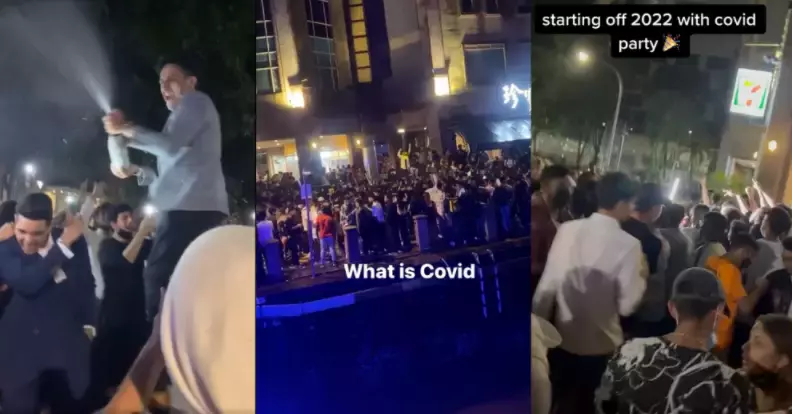公然違規!新加坡克拉碼頭百人狂歡跨年: 不戴口罩、貼面跳舞!或導致超級傳播