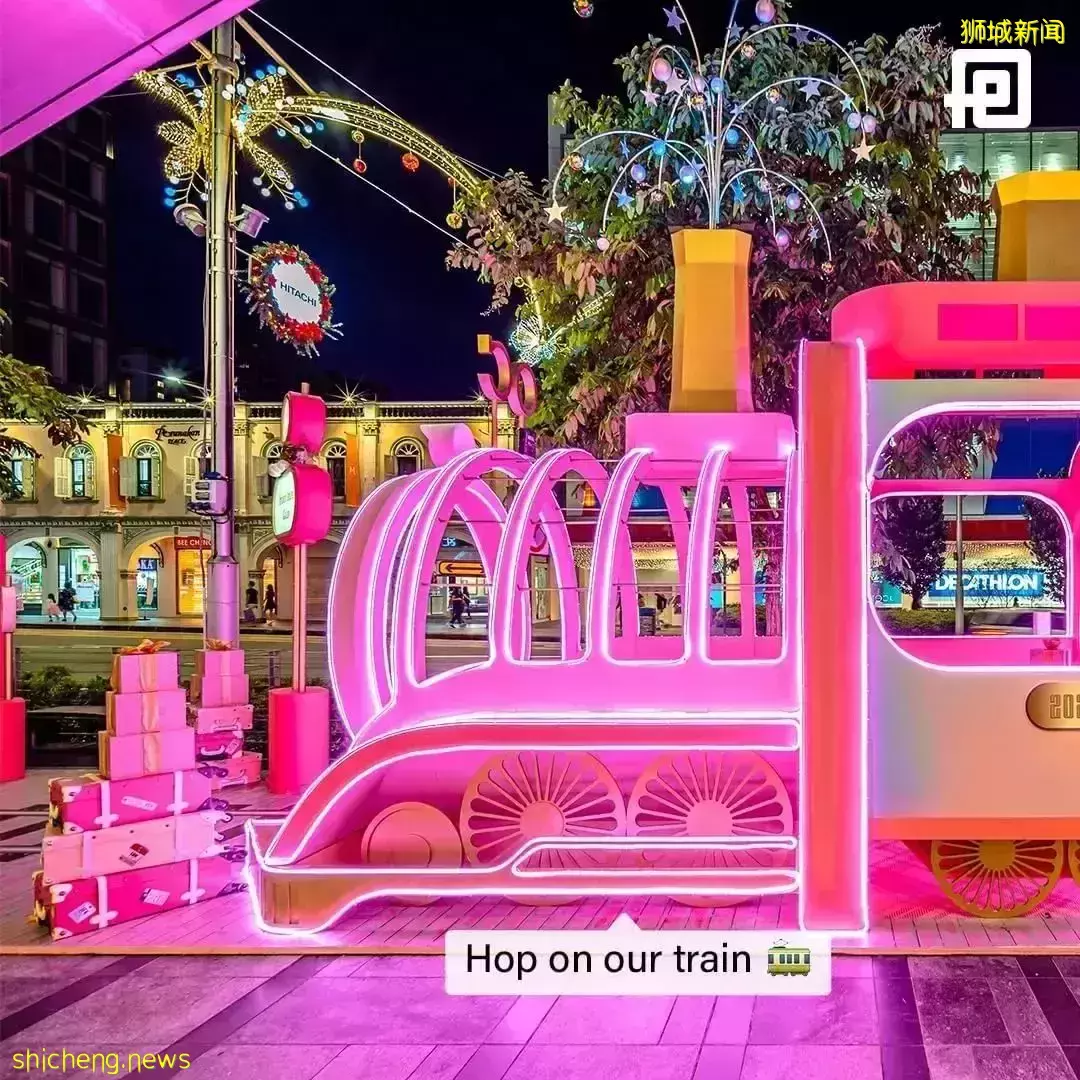 免費！烏節路網紅新景點，粉紅色火車來了