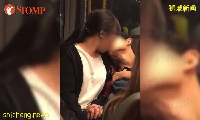 一對情侶在新加坡巴士上親熱,竟遭安哥破口大罵