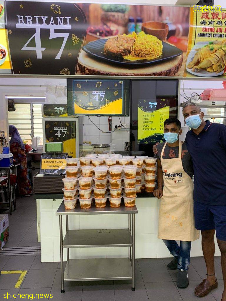 从建筑工转身为餐饮“Briyani 47”股东“, 目前已开第三家分店
