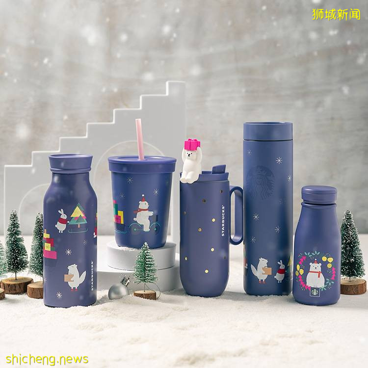 Starbucks冬季圣诞周边🎄全岛已上架!雪人+小熊+雪花+圣诞树造型、佳节氛围感十足❄