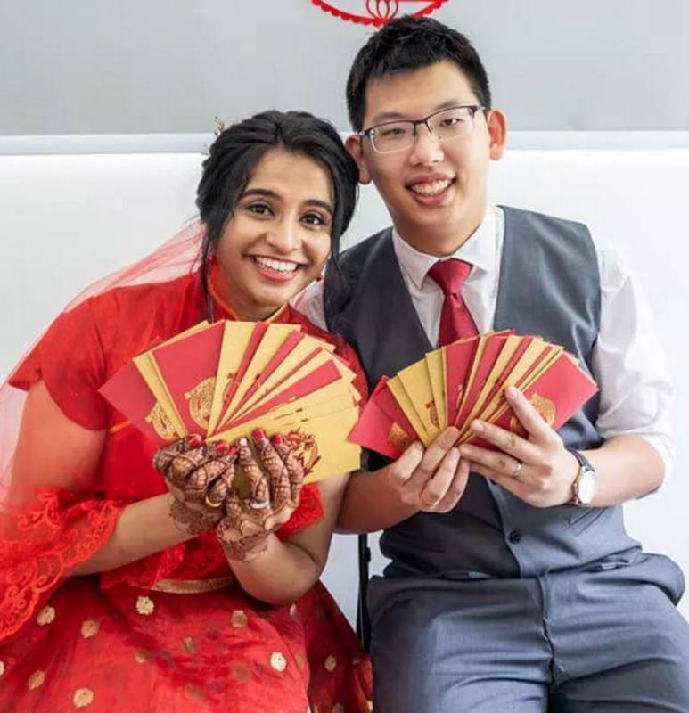 新加坡跨种族婚礼刷爆网络，羡煞单身狗