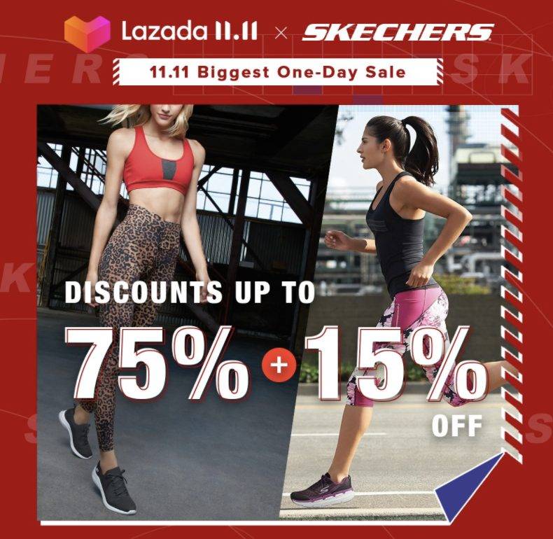 Skechers 11月特賣場💰 精選商品僅售S$1!全島分店均可用優惠價,購入第二件商品