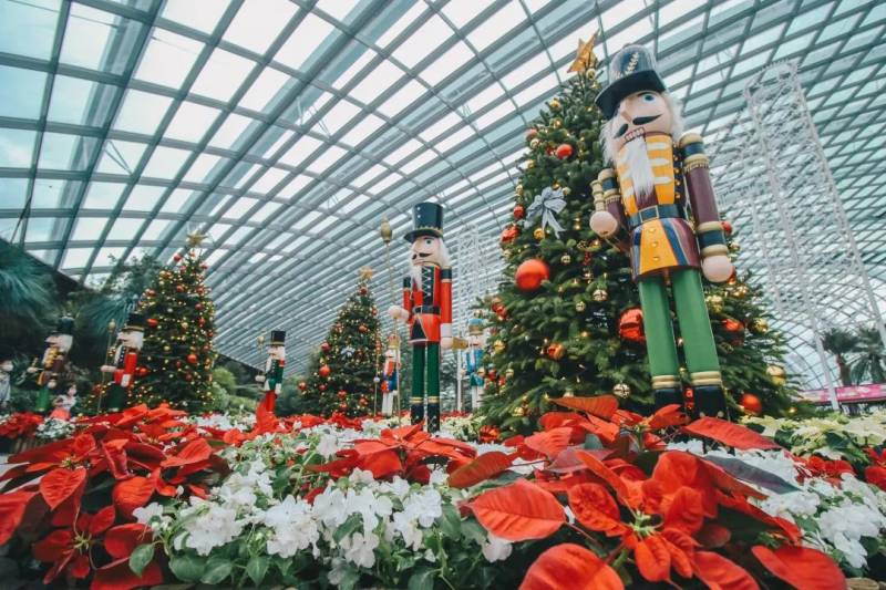 滨海湾花园花穹迎来圣诞季，北欧五国大使亲自现身打call！带你穿越到北欧圣诞小镇