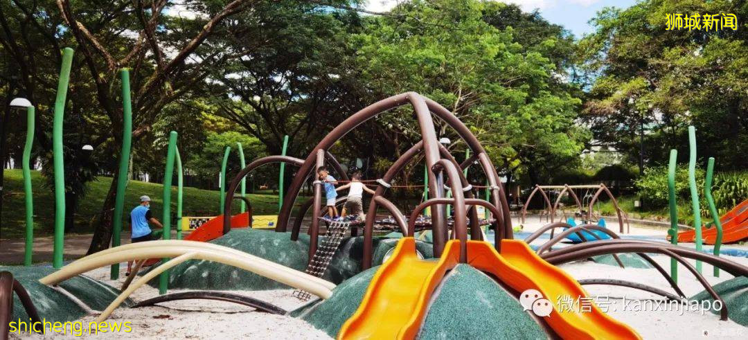 遛娃圣地海军部公园,超多大滑梯,大人孩子一起嗨