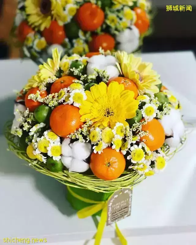 买花不再浪费钱!100%可食用的花束,结合水果+坚果+干果+甜食等材料,全岛首创💐