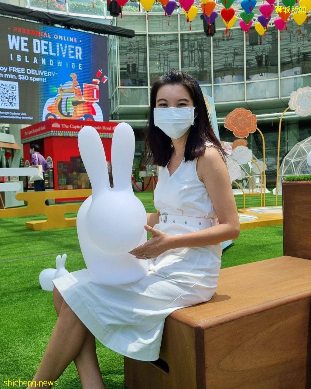 Capitol Singapore中秋打卡装饰、免费入场‼彩色灯笼、萤光玉兔、仿造池塘,拍出你的登月大片🥮