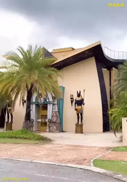 新加坡富豪私宅曝光!石头屋、太空船、埃及风!一个比一个壕