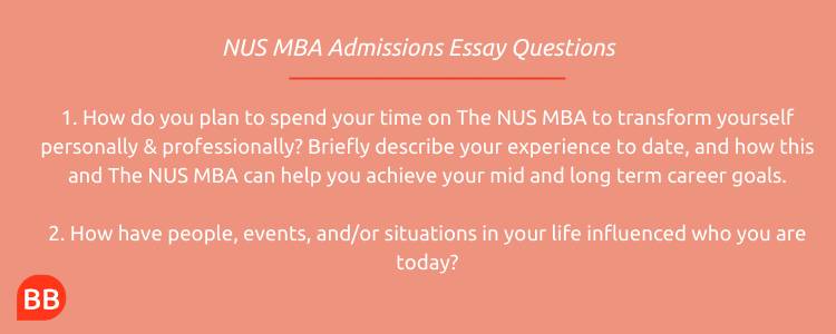 新加坡国立大学MBA招生官到底会看申请人的哪些特质