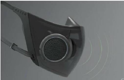 雷蛇发布N95透明超炫智能口罩,网友:公布价格让我死心