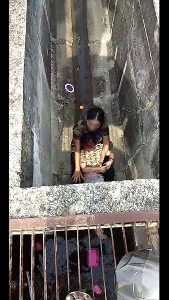 骑摩哆遭掠夺匪踢入深沟 母女受伤 跌破头