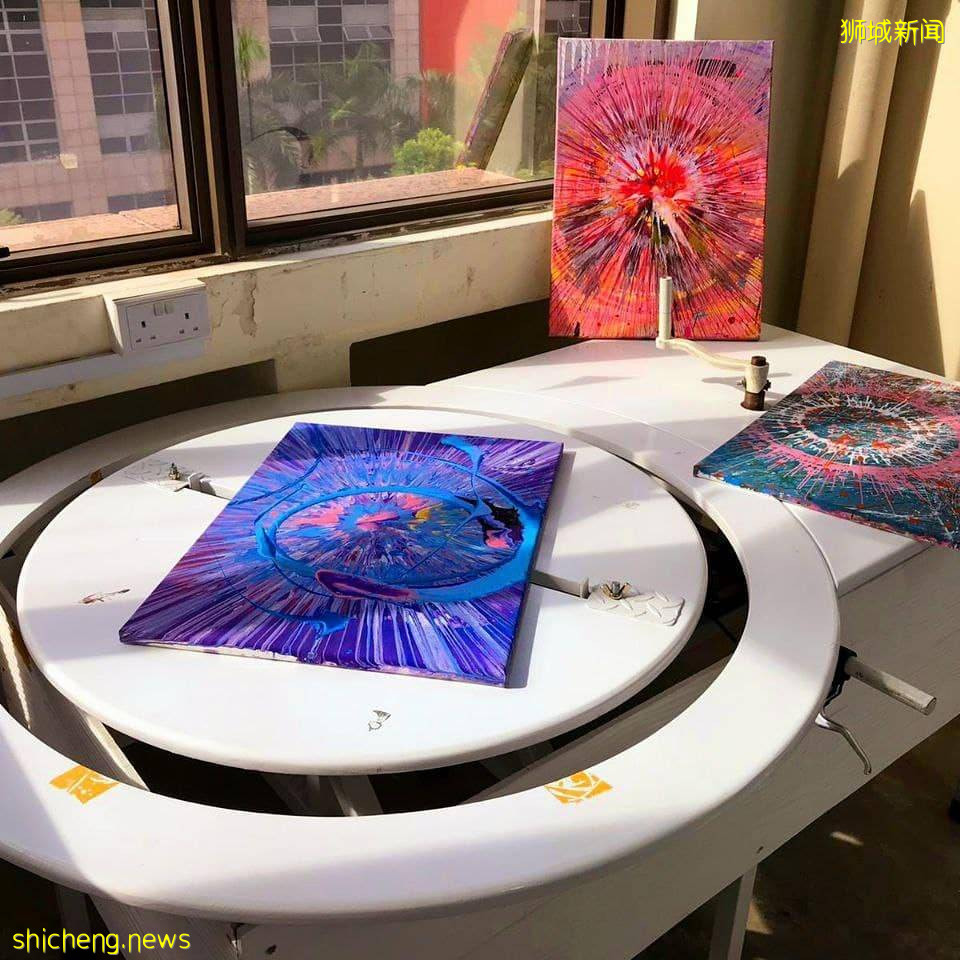 另類繪畫方式🎨“Spin Paint House”給你體驗旋轉Art Jamming！放飛自我、轉出亮麗色彩線條😎