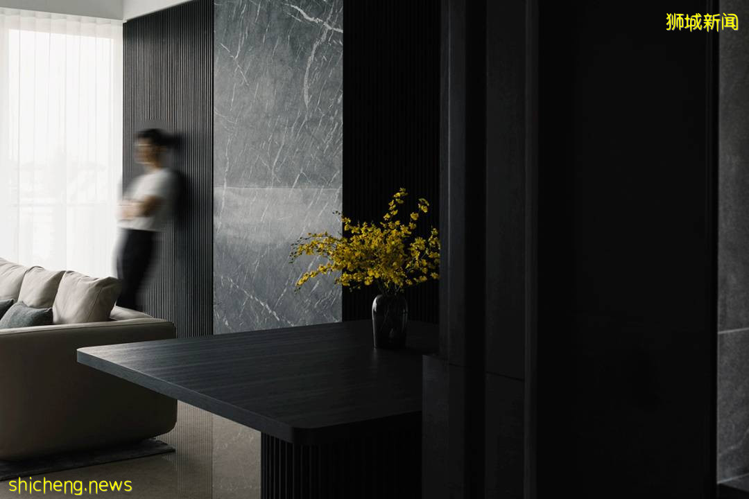 146㎡ 黑色调公寓,打造别样的轻奢感