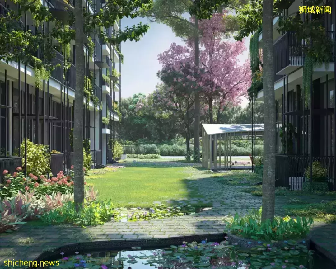 新加坡又出全景观公寓,示范了真正的花园式小区