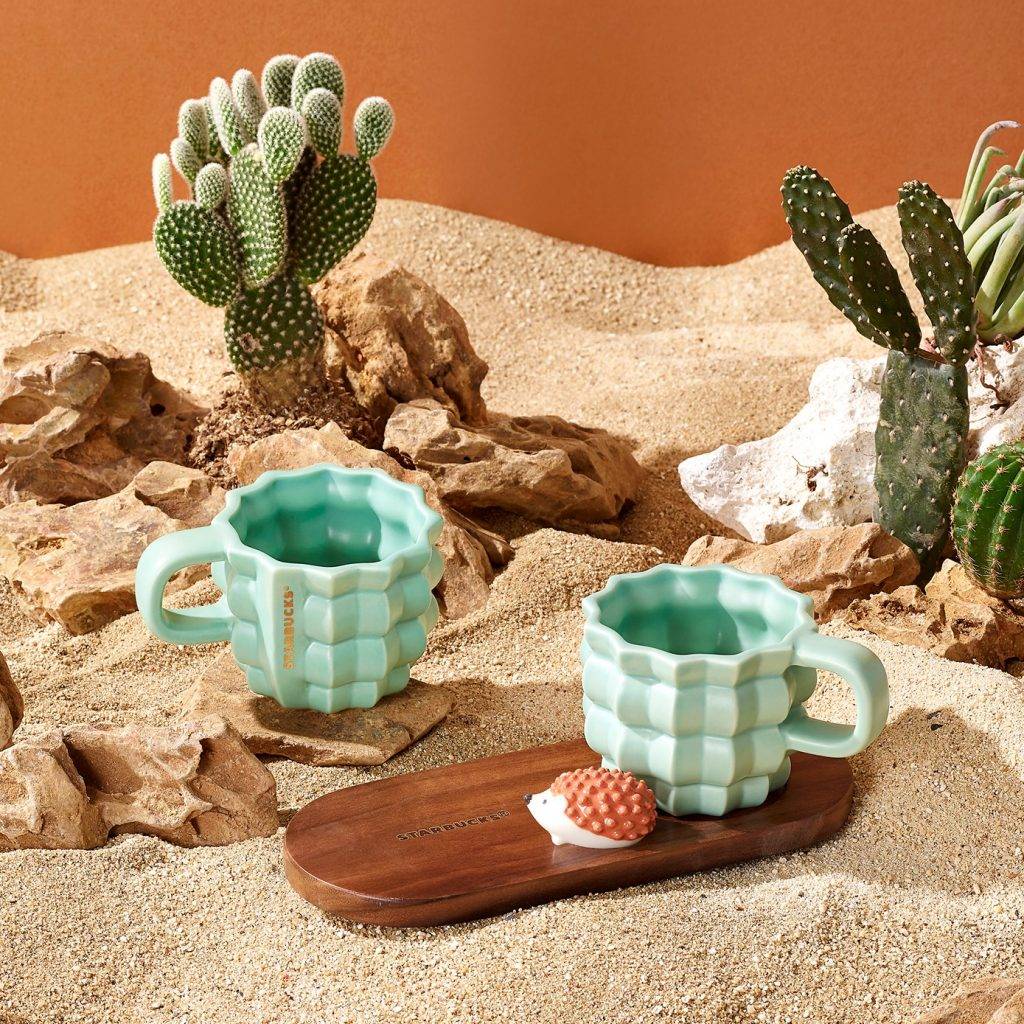 Starbucks新品开售👉快乐小刺猬➕沙漠仙人掌主题🌵治愈可爱、萌出天际，钱包准备被掏空💸 