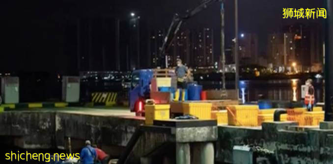 裕廊渔港重开!进出管制,2次消杀,太严了