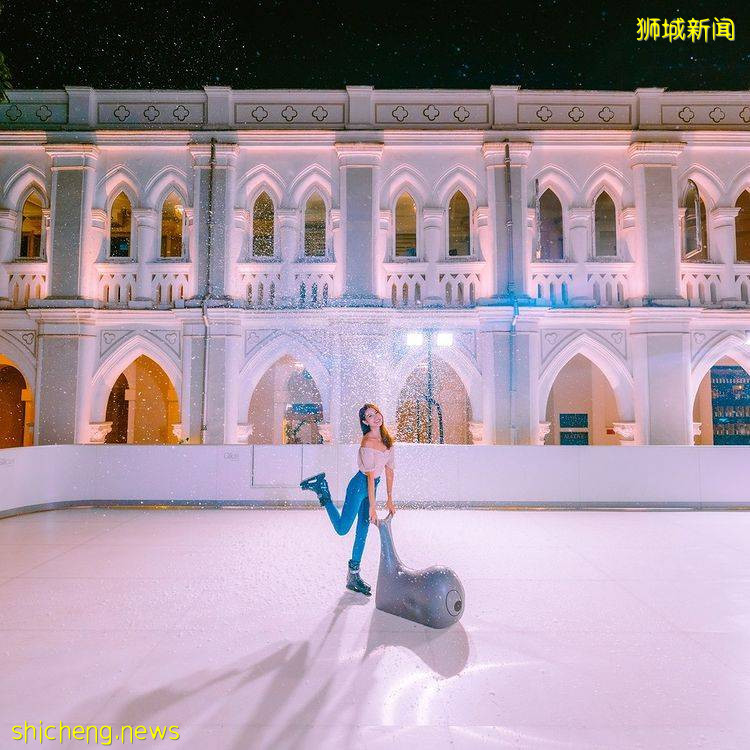 在星空下溜冰, 一起来CHIJMES享受❄️户外溜冰场! 一秒飞欧洲