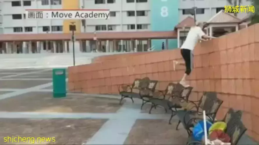 What?最近新加坡老人都在玩跑酷?大爷大妈这动作太飒啦