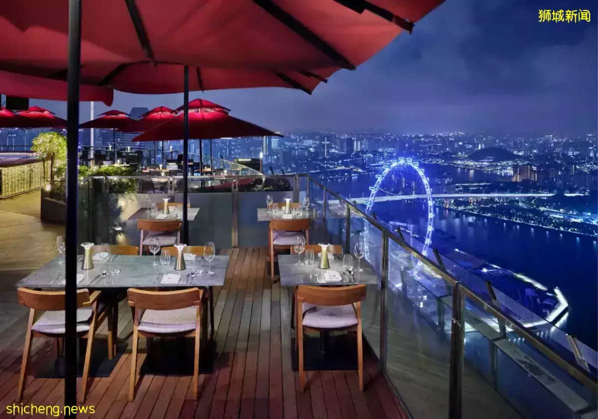新加坡旅游不可错过的狮城夜景,打卡CÉ LA VI空中酒吧