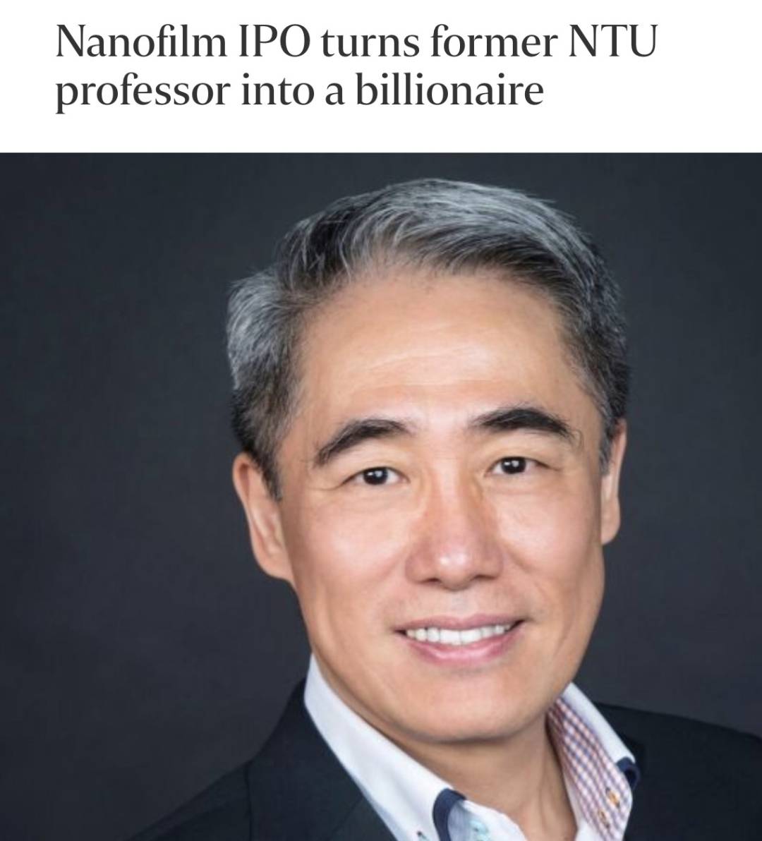 中國新移民花近1.3億新幣買新加坡豪華別墅！NTU前教授變億萬身家總裁