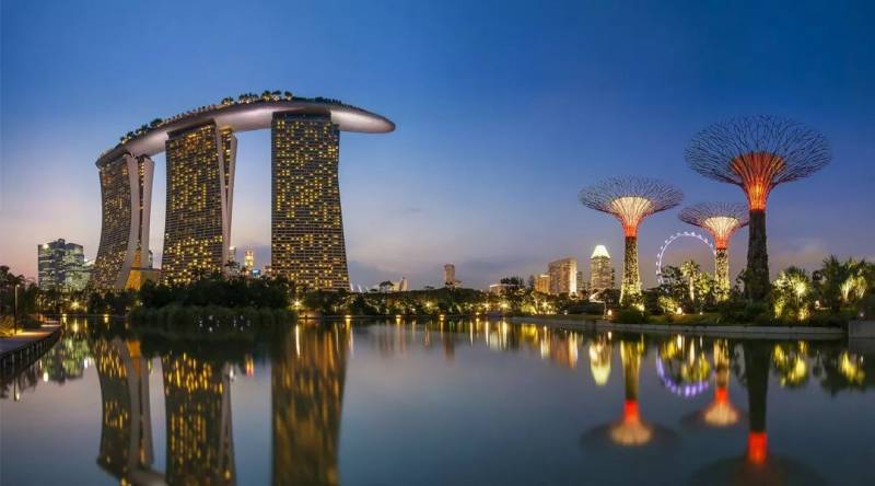 夜幕下的新加坡,有多美