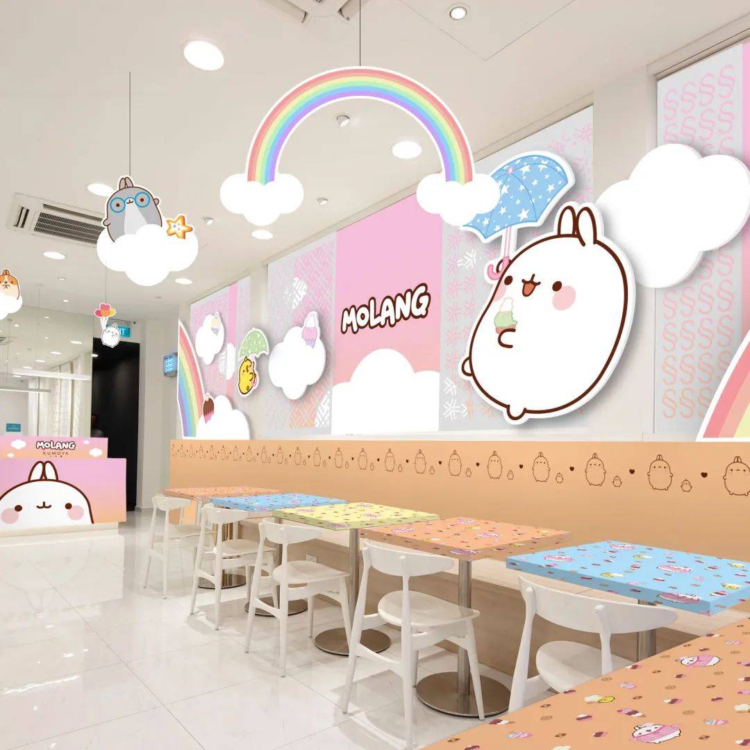 韩国可爱胖兔子Molang来新加坡啦!空降快闪咖啡厅简直萌翻了