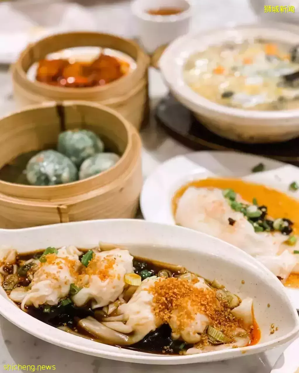 牛车水老牌港式点心🥢 热气腾腾的传统滋味!20多种点心,还有特制小食、肠粉、汤品、 甜品