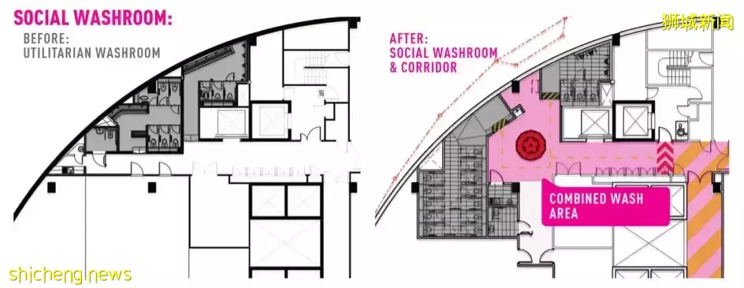 新加坡老商場改造,用工業霓虹升級視覺地標