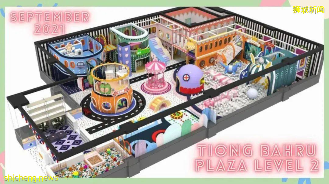 新加坡全新糖果色游乐场开业，遛娃又有新去处