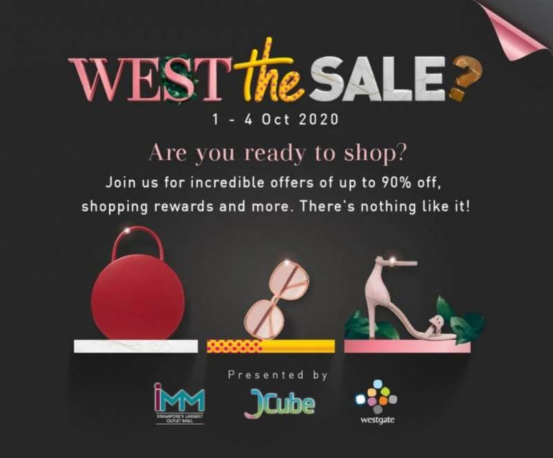 IMM、Westgate、JCube3大商場齊打折,低至一折買到爽