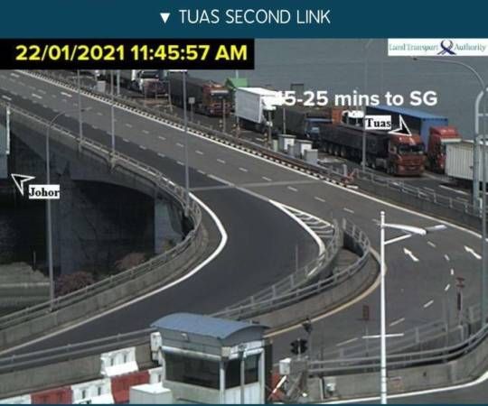 ◤行动管制◢狮城检测入境送货司机 长堤第二通道 齐塞 