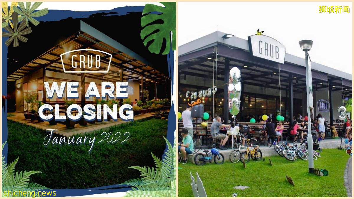 碧山 – 宏茂桥公园的 Grub Burger Bistro 将会在2022年1月关闭