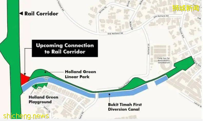 新加坡网红打卡地铁道走廊将在荷兰公园增加新入口