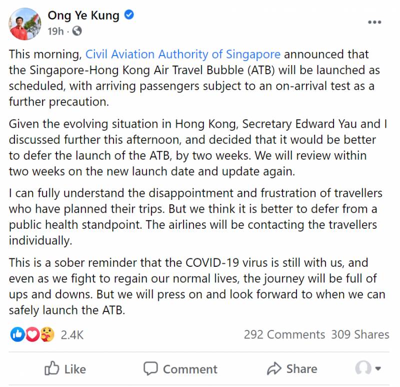 新加坡叫停旅行泡泡、取消航班！幸亏这200个酒店和景点