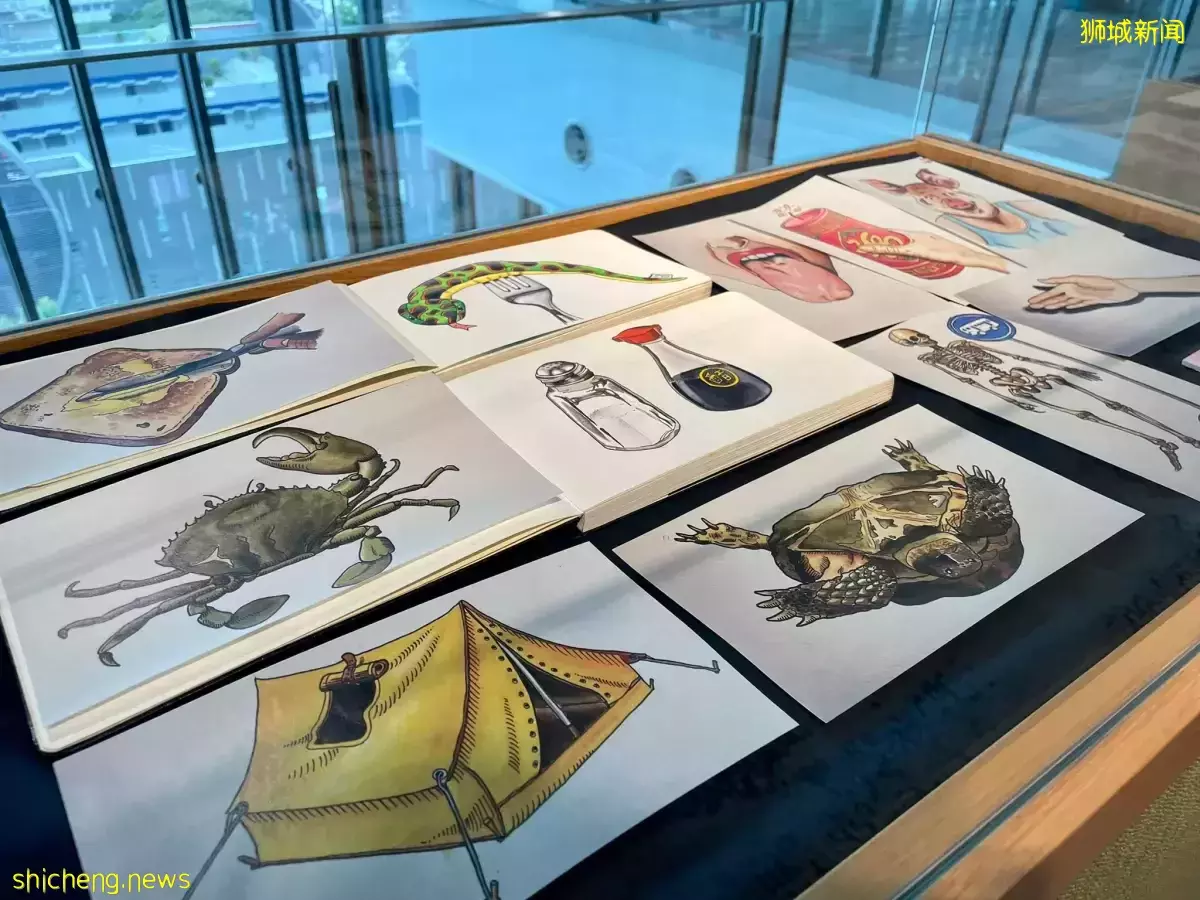 通過插畫學方言?新加坡華族文化中心推出方言插畫展
