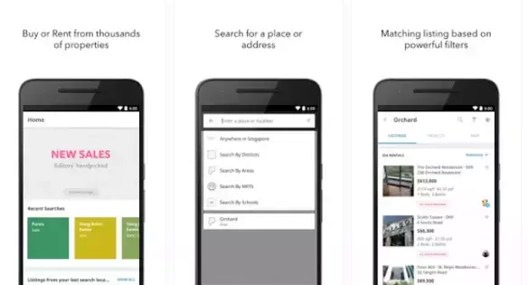 新加坡一站式房産買、賣、租的應用APP