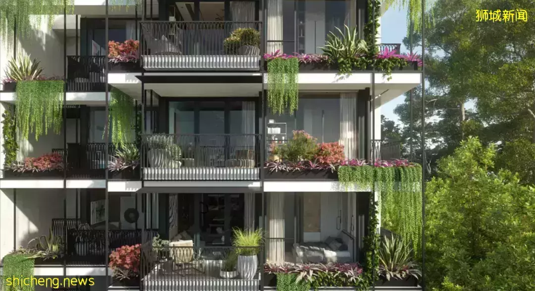 新加坡又出全景观公寓,示范了真正的花园式小区