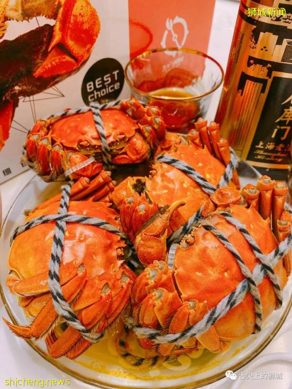 铛铛铛！萬衆期待的蟹中“小鮮肉”，舌尖六月黃大閘蟹登陸獅城啦