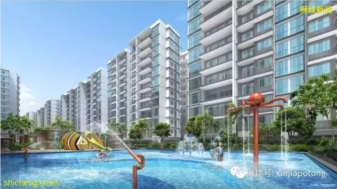 东部淡滨尼的聚宝园 四房和五房高达8万促销活动中，最便宜新楼盘,接近EC价格,每英尺只需1322起