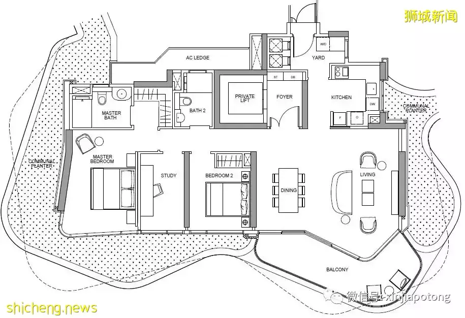 新加坡版凡尔赛,超级豪宅项目 柏皓,高净资产人士选择,稀缺大平层永久地契,花园和建筑融为一体